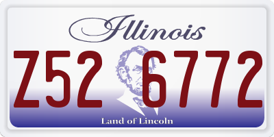 IL license plate Z526772