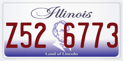IL license plate Z526773