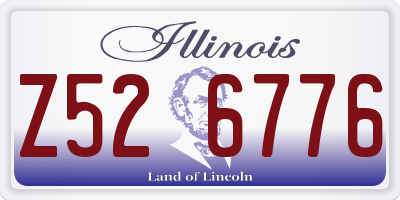 IL license plate Z526776