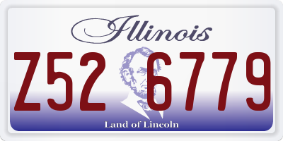 IL license plate Z526779