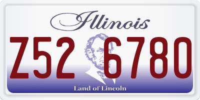 IL license plate Z526780
