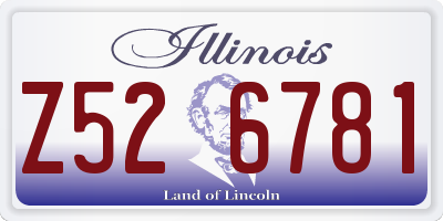 IL license plate Z526781