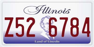 IL license plate Z526784