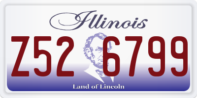 IL license plate Z526799