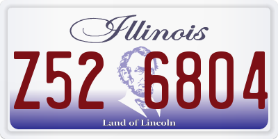 IL license plate Z526804
