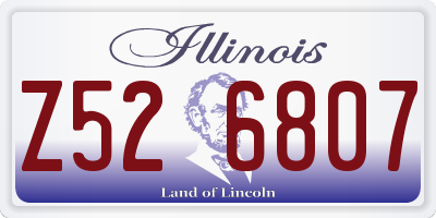 IL license plate Z526807