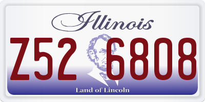 IL license plate Z526808