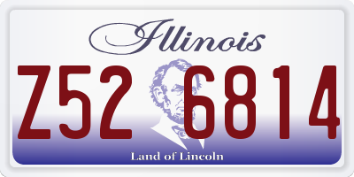 IL license plate Z526814