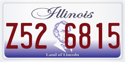 IL license plate Z526815