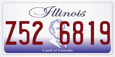 IL license plate Z526819