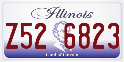 IL license plate Z526823