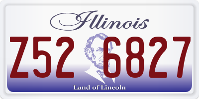IL license plate Z526827