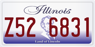 IL license plate Z526831