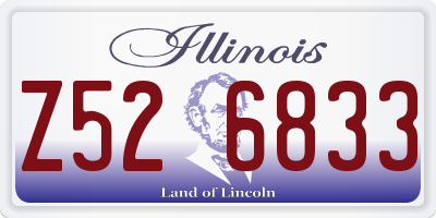 IL license plate Z526833