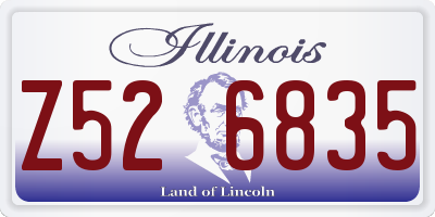 IL license plate Z526835