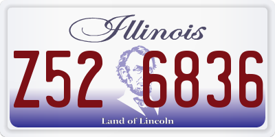 IL license plate Z526836