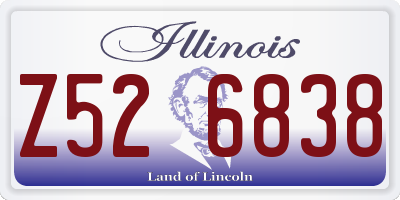 IL license plate Z526838