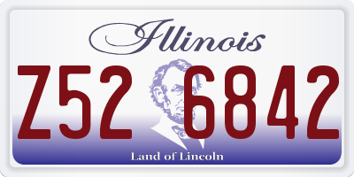 IL license plate Z526842