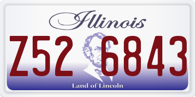 IL license plate Z526843