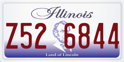 IL license plate Z526844
