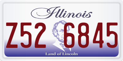 IL license plate Z526845