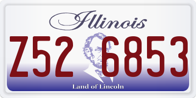 IL license plate Z526853