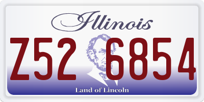 IL license plate Z526854