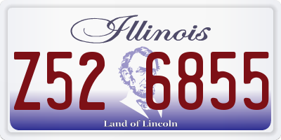IL license plate Z526855