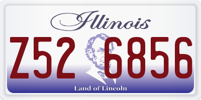 IL license plate Z526856