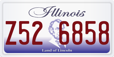 IL license plate Z526858