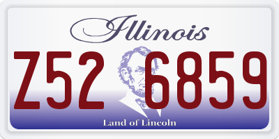 IL license plate Z526859