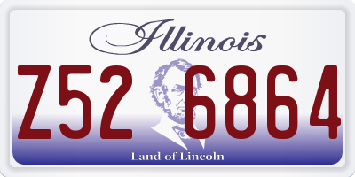IL license plate Z526864
