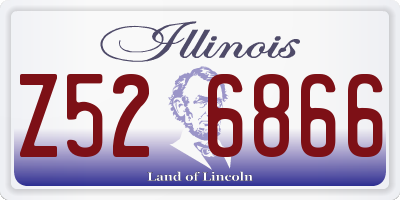 IL license plate Z526866