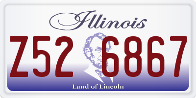 IL license plate Z526867