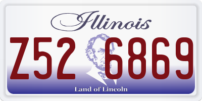IL license plate Z526869