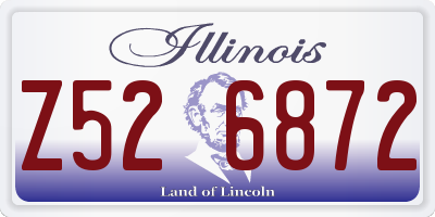 IL license plate Z526872