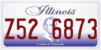 IL license plate Z526873