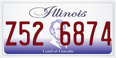IL license plate Z526874