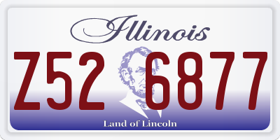 IL license plate Z526877