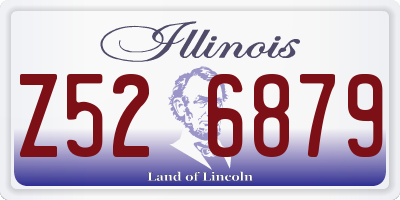 IL license plate Z526879