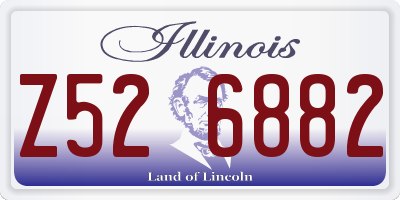 IL license plate Z526882