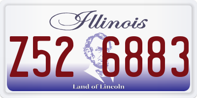 IL license plate Z526883