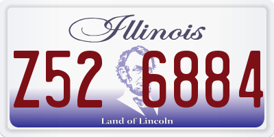IL license plate Z526884