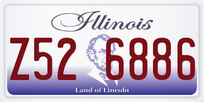IL license plate Z526886