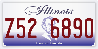 IL license plate Z526890
