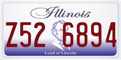 IL license plate Z526894