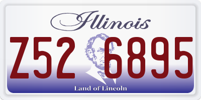 IL license plate Z526895