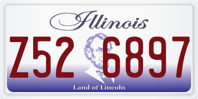 IL license plate Z526897