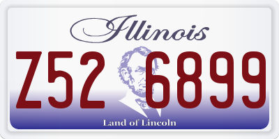 IL license plate Z526899