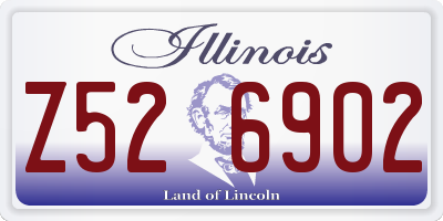 IL license plate Z526902